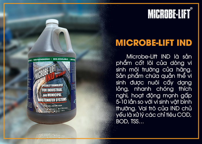 Microbe-Lift IND  xử lý nước thải có độ mặn cao