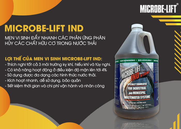 Microbe-Lift IND - Men vi sinh xử lý nước thải nhà máy bia hiệu quả