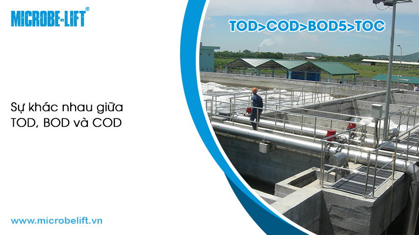 TOD trong xử lý nước thải là gì? Sự khác nhau giữa TOD, BOD và COD
