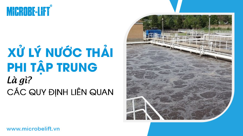 Xử lý nước thải phi tập trung là gì? Các quy định liên quan