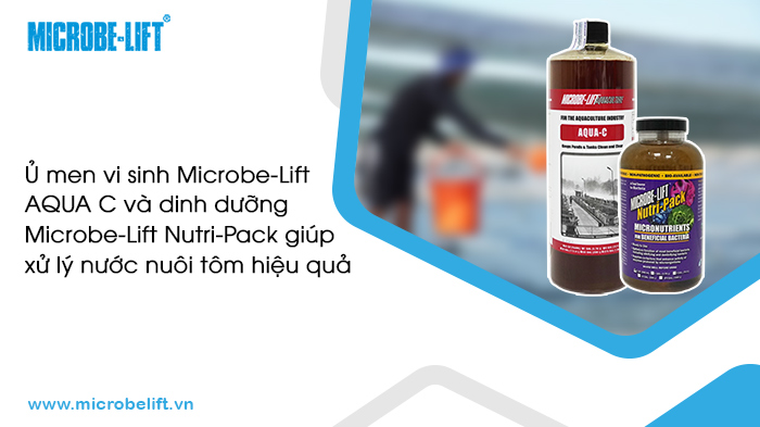 Ủ vi sinh nuôi tôm với dinh dưỡng Microbe-Lift Nutri-Pack