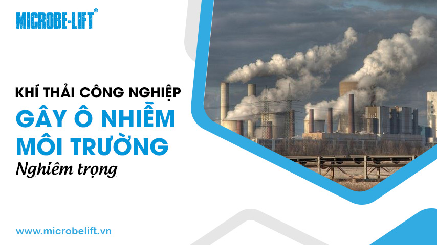 Khí thải công nghiệp gây ô nhiễm môi trường nghiêm trọng