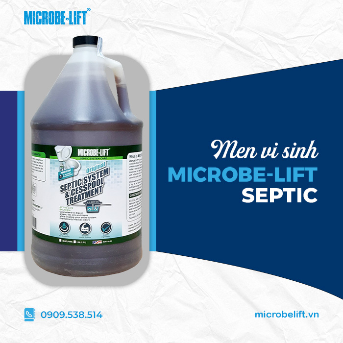 Xử lý bể phốt tự hoại bằng men vi sinh Microbe-Lift SEPTIC