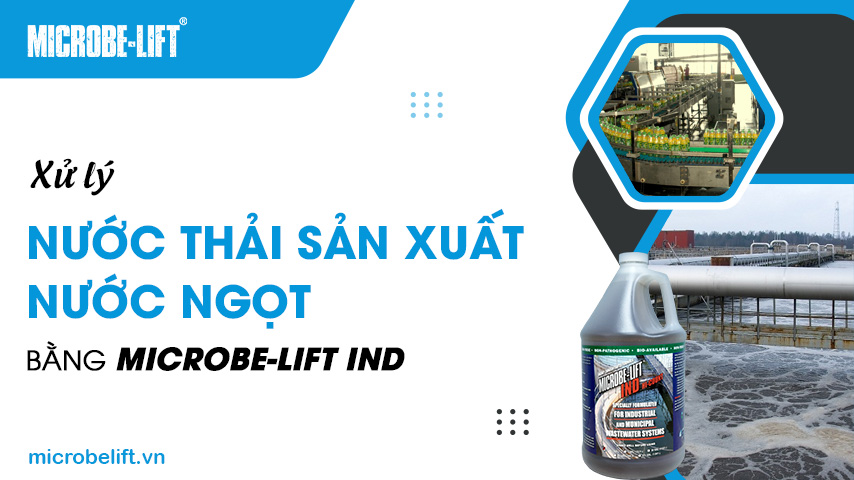 Xử lý nước thải sản xuất nước ngọt bằng Microbe-Lift IND