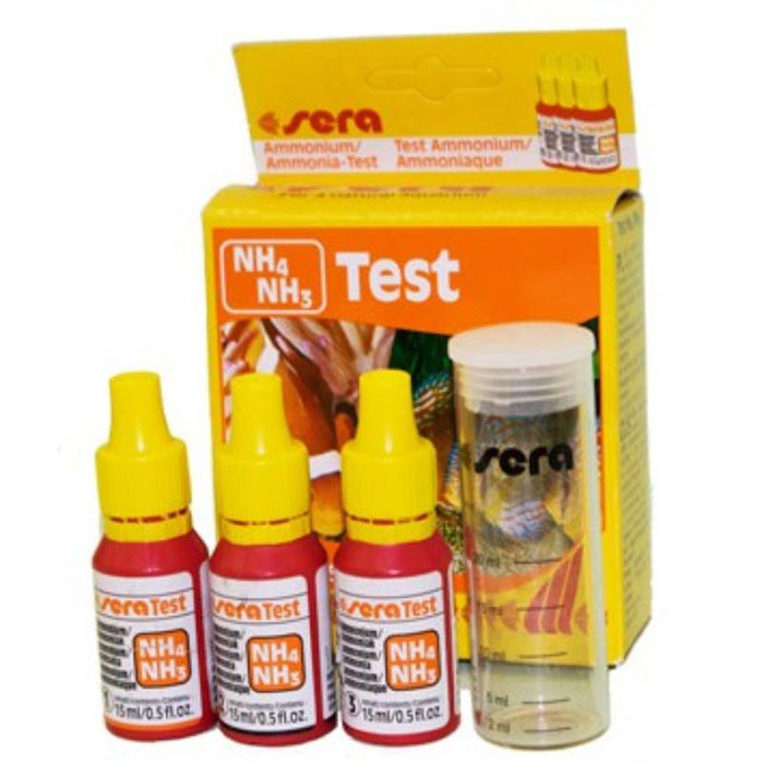 Xử lý khí độc trong nuôi cá kèo (NH3, NO2) làm sao cho hiệu quả? 2 Bộ test khí độc Sera NH4/NH3.