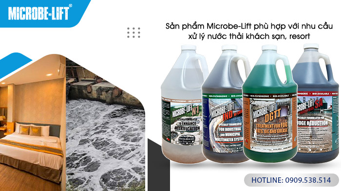 BIOGENCY hiện đang phân phối đầy đủ các dòng sản phẩm Microbe-Lift cho xử lý nước thải khách sạn, resort. BIOGENCY hiện đang phân phối đầy đủ các dòng sản phẩm Microbe-Lift cho xử lý nước thải khách sạn, resort.