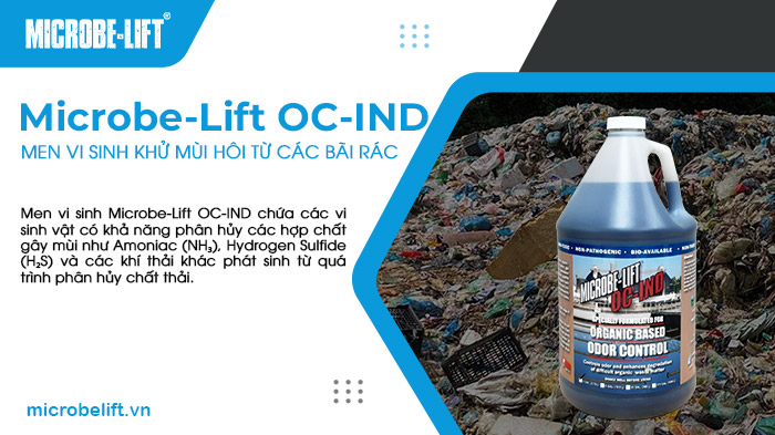 Microbe-Lift OC-IND chuyên khử mùi hôi từ các bãi rác Microbe-Lift OC-IND chuyên khử mùi hôi từ các bãi rác