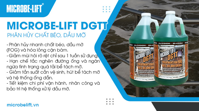 Men vi sinh Microbe-Lift DGTT hỗ trợ phân hủy nhanh chất béo, dầu mỡ. Men vi sinh Microbe-Lift DGTT hỗ trợ phân hủy nhanh chất béo, dầu mỡ.
