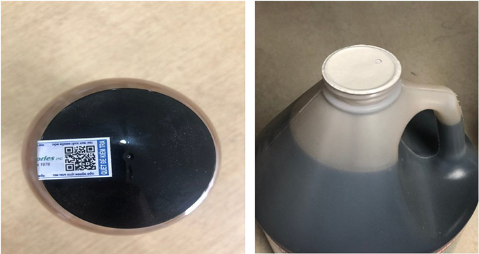 Trên mỗi chai sẽ có tem truy xuất nguồn gốc và seal sản phẩm để kiểm tra Trên mỗi chai sẽ có tem truy xuất nguồn gốc và seal sản phẩm để kiểm tra