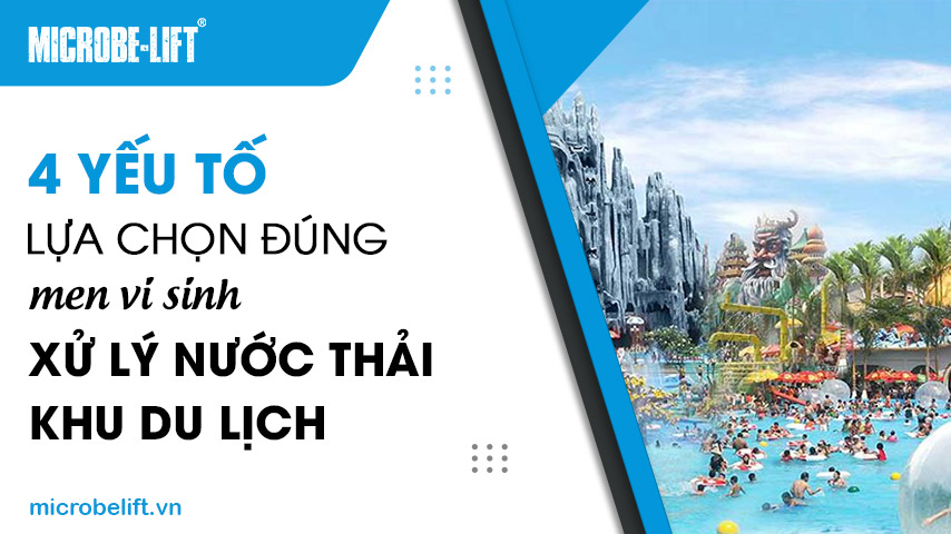 4 yếu tố lựa chọn đúng men vi sinh xử lý nước thải khu du lịch