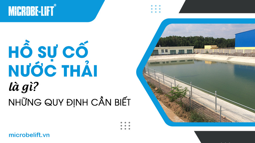 Hồ sự cố nước thải là gì? Những quy định cần biết