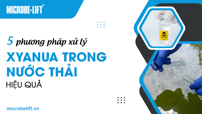 5 phương pháp xử lý Xyanua trong nước thải hiệu quả