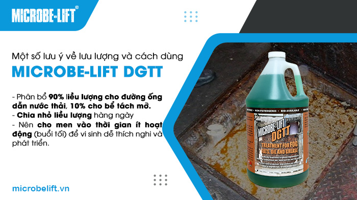 Sử dụng men vi sinh xử lý bể tách mỡ Microbe-Lift DGTT đúng liều lượng, thời điểm để đạt hiệu quả tối đa. Sử dụng men vi sinh xử lý bể tách mỡ Microbe-Lift DGTT đúng liều lượng, thời điểm để đạt hiệu quả tối đa.