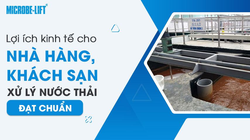 Lợi ích kinh tế cho nhà hàng, khách sạn đầu tư xử lý nước thải đạt chuẩn