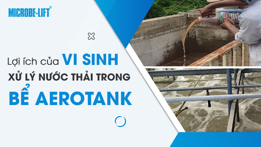 Lợi ích của vi sinh xử lý nước thải trong bể Aerotank