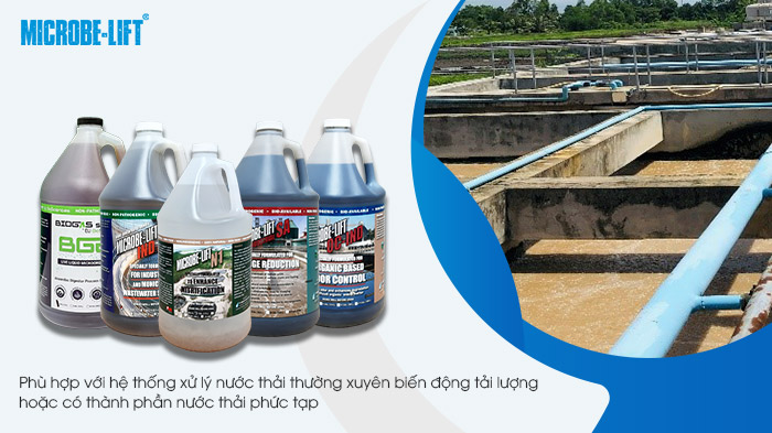 Top 5 xu hướng công nghệ xử lý nước thải tại các khu công nghiệp năm 2026 4 Men vi sinh Microbe-Lift chuyên xử lý amoni, nitrit trong nước thải khu công nghiệp.
