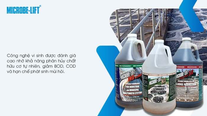 Xử lý nước thải bền vững là gì? 3 cách xử lý nước thải bền vững cho doanh nghiệp 5 Công nghệ vi sinh có trong các sản phẩm Micobe-Lift.